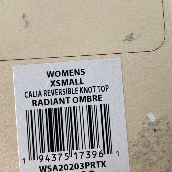 CALIA Reversible Knot Top Swimsuit Radiant Ombre Padded Bikini Lined Womens XS - Picture 7 of 8